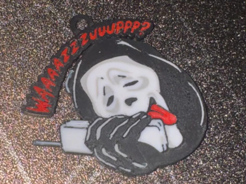Ghost Face Keychain
