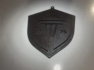 Sounders keychain 3D single color