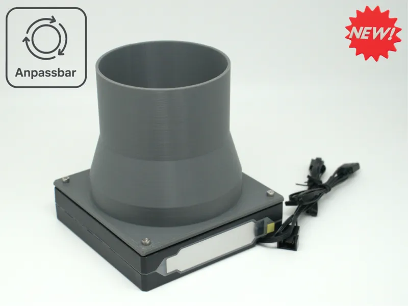 Lüfter-Adapter | Anpassbar | von 40mm bis 220mm