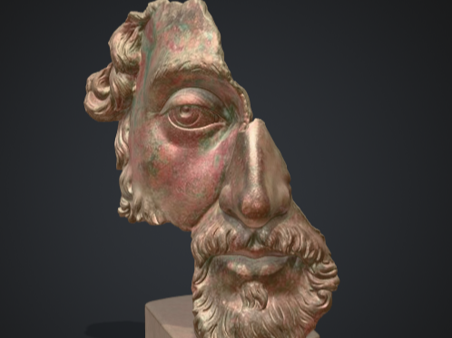 Marcus Aurelius Fragmented Mask – Roman Emperor 3D model