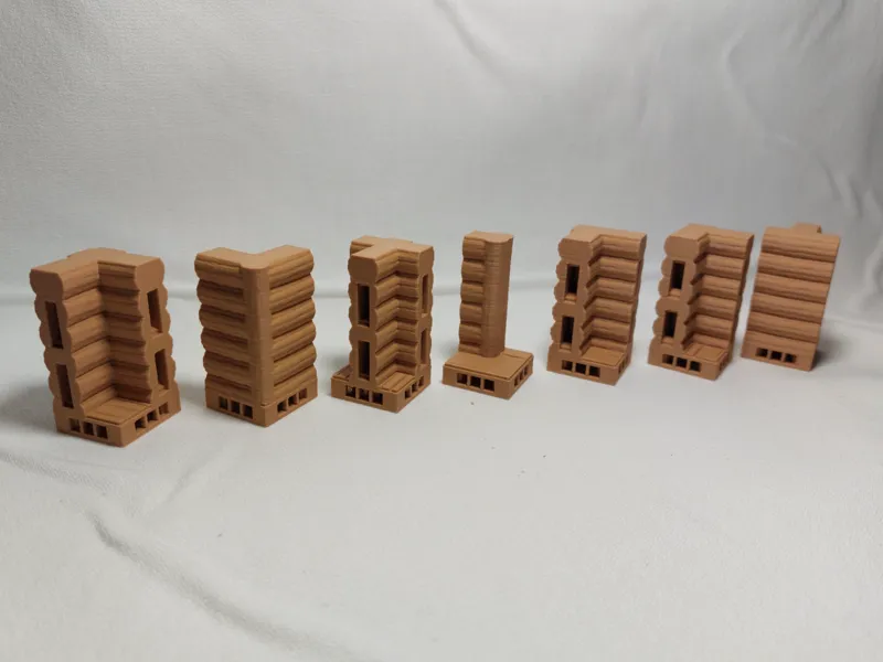 Modular Wooden OUTER Corners for DnD (OPENLOCK P2)