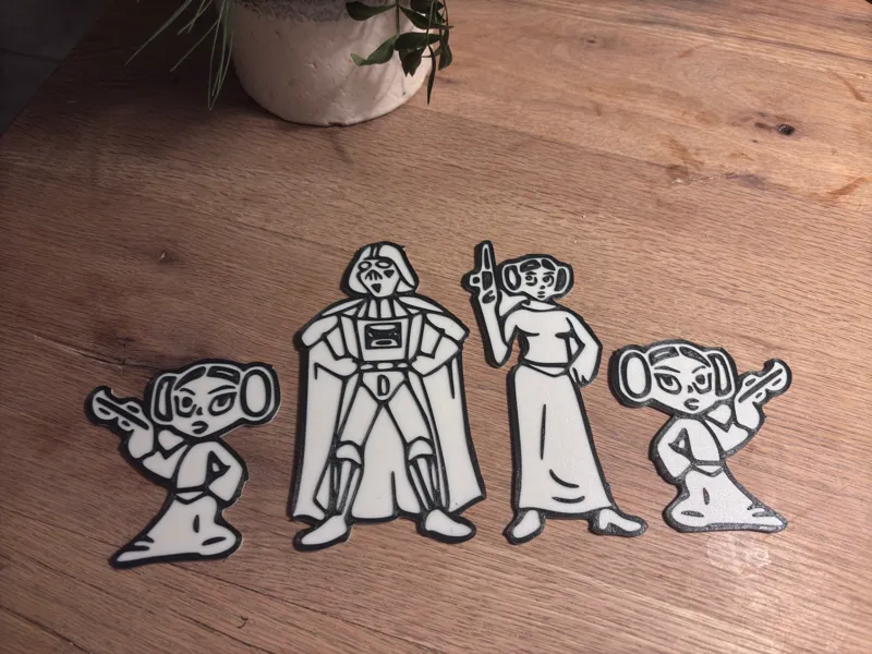 Starwars Mailbox Family