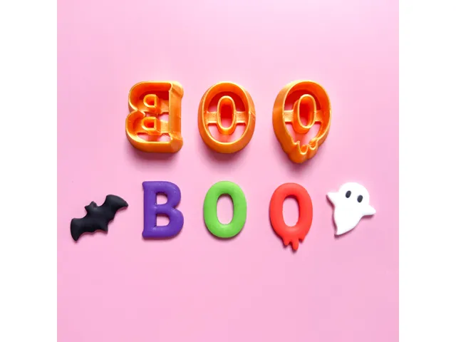 Halloween BOO! Clay Cutter for Earring