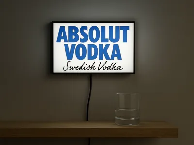 Absolut Vodka Logo - Lightbox