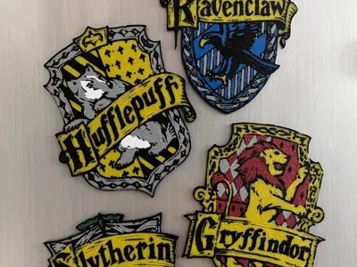 Hogwarts House Emblems Magnets