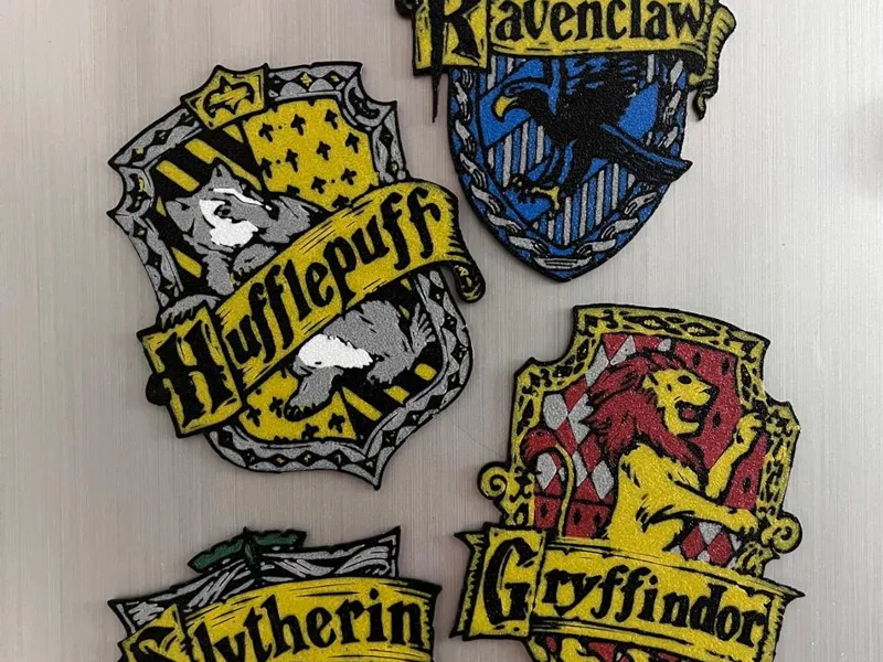 Hogwarts House Emblems Magnets