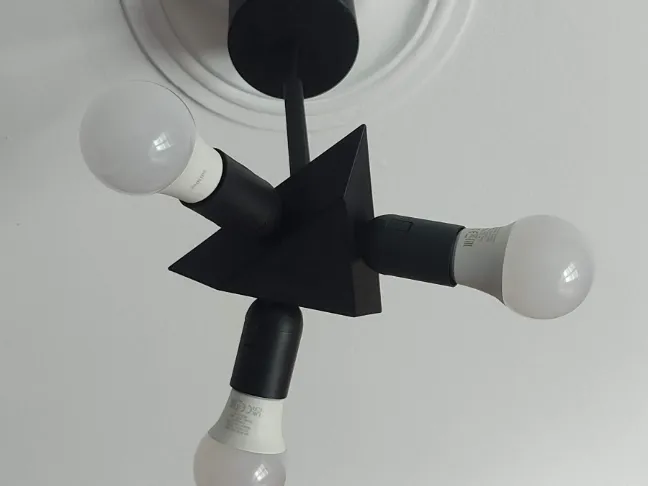 Modern Minimalist Ceiling Fixture Triple