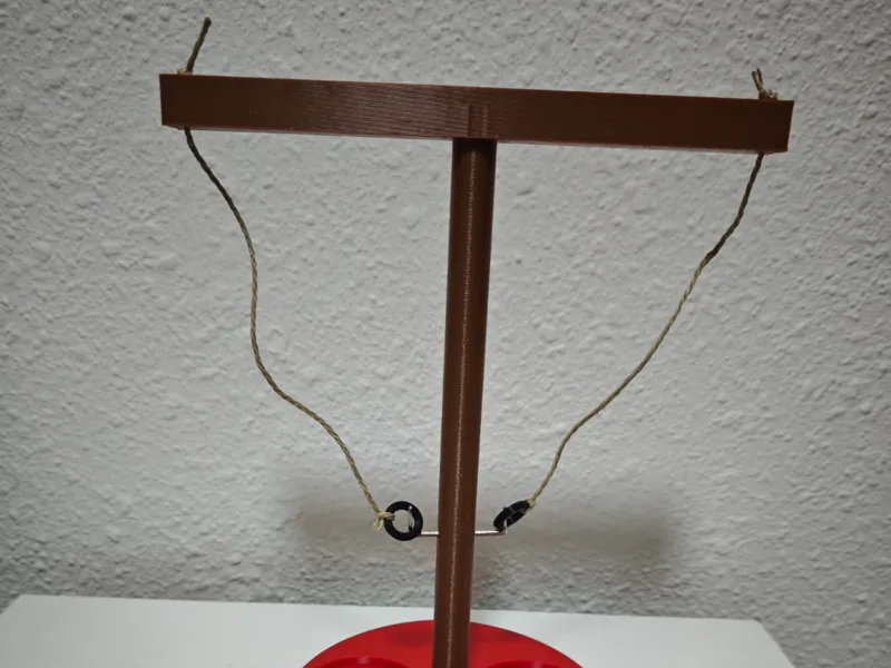 El típico juego de chupito "Ring Toss"
