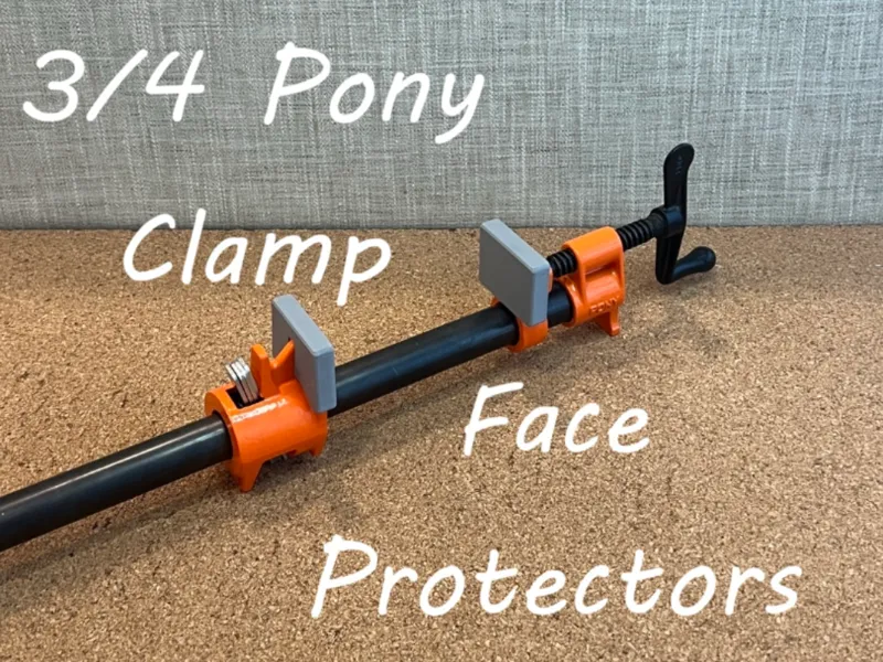 3/4 in Pony Bar Clamp Face Protectors 