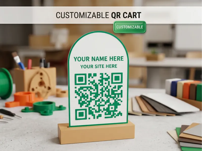Fully customizable QR CART