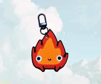 Calcifer keychain (Studio ghibli)