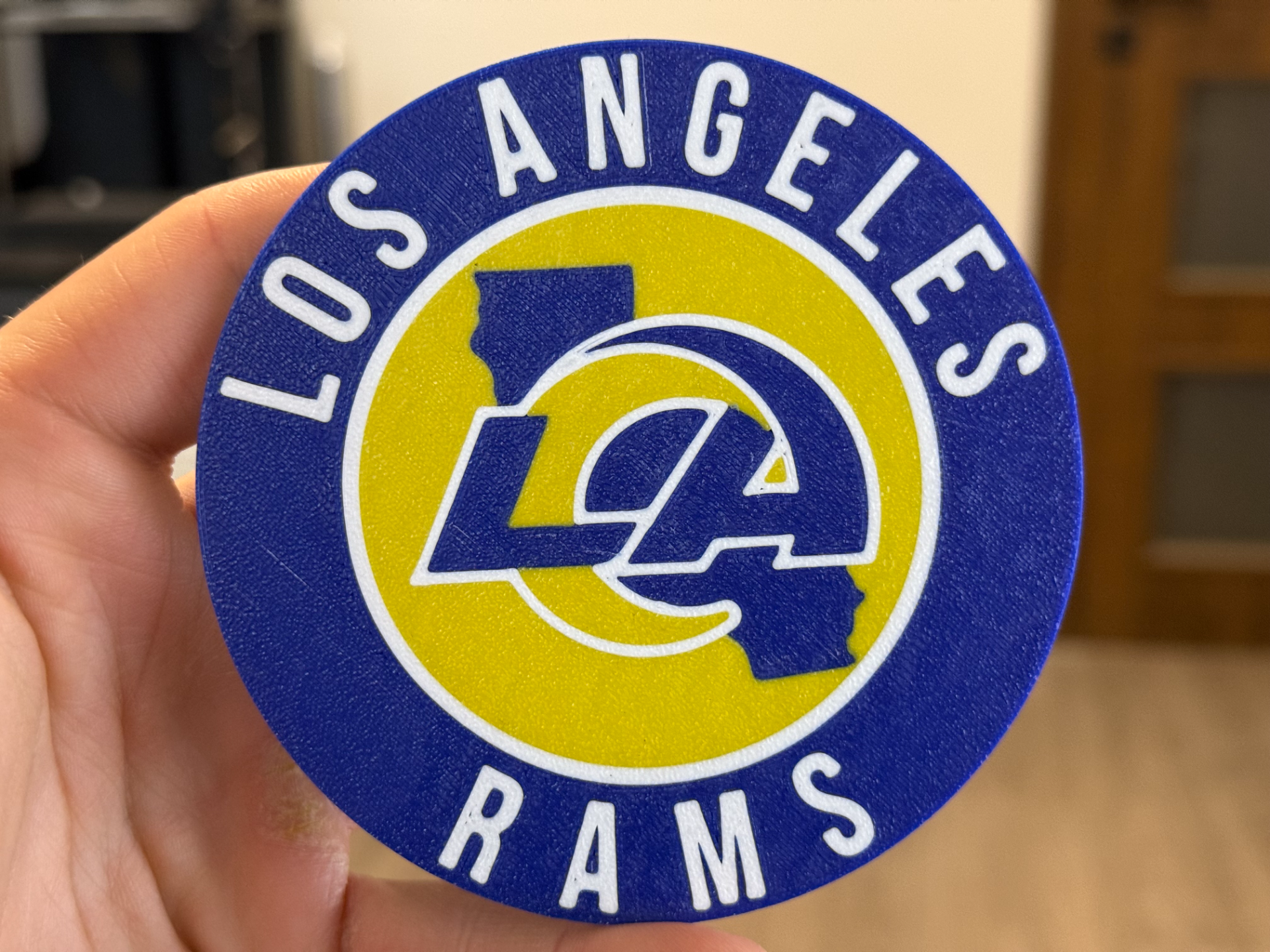 Los Angeles Rams NFL coaster
