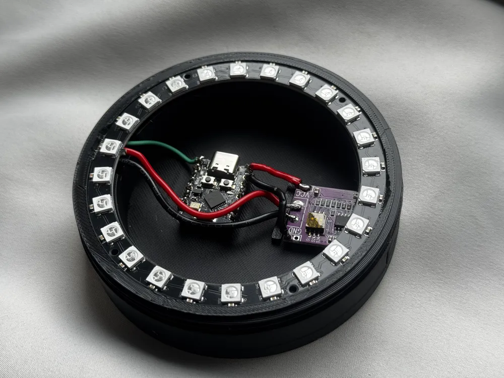 Desk Lamp Smart RGB with ESP32-C3 and WS2812 - Free 3D Print Model ...