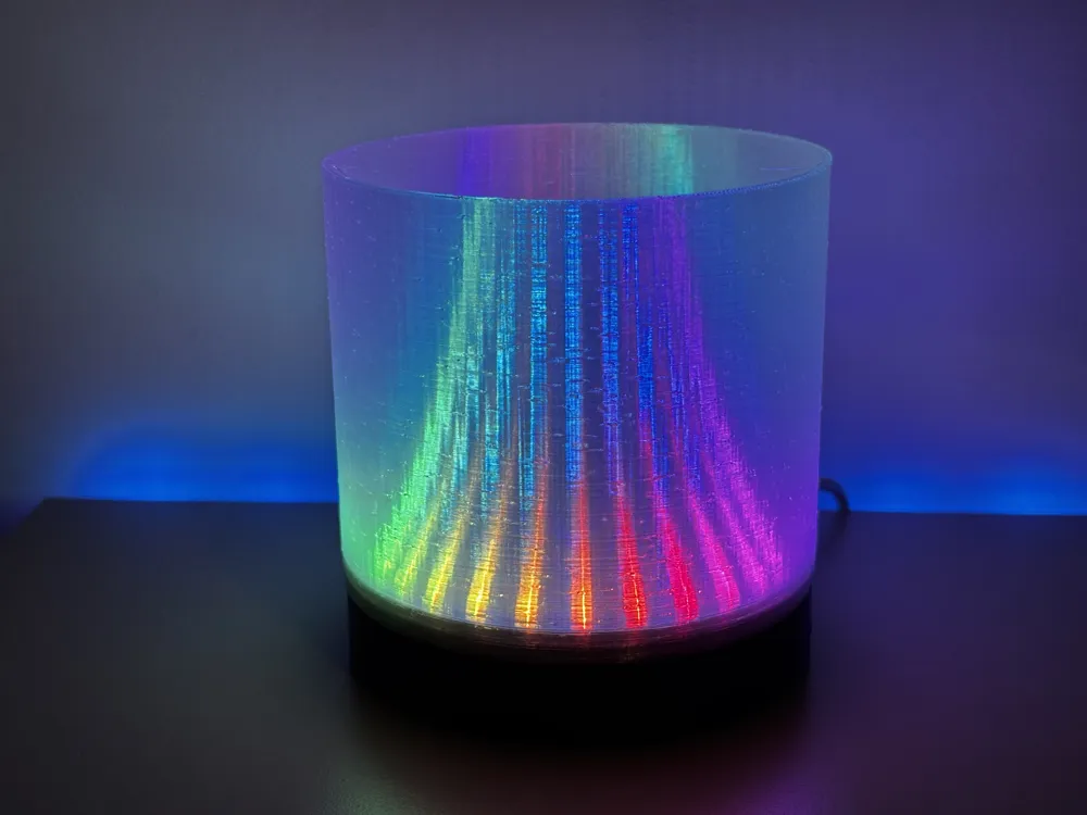 Desk Lamp Smart RGB with ESP32-C3 and WS2812 - Free 3D Print Model ...