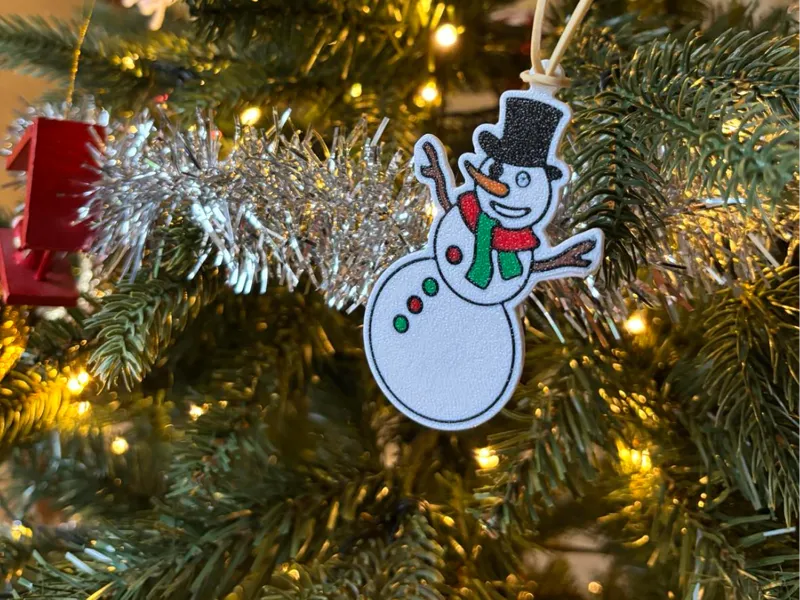 Snowmand to chrismas tree ( Christmas ornament)