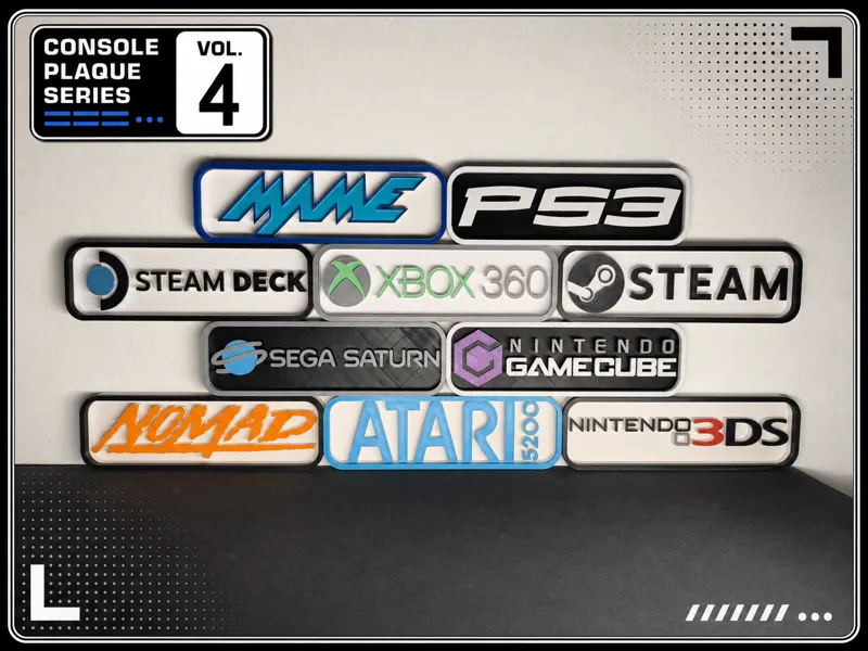 Console Plaque Series Collection - Volume 4