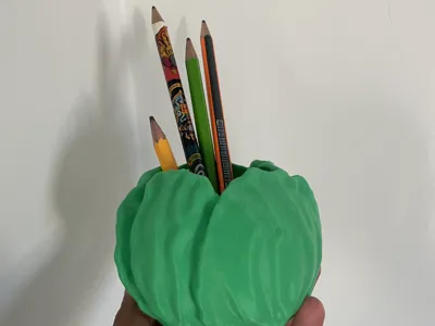 Cabbage Pencil Holder