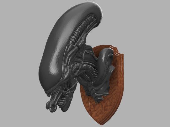 Xenomorph Hunting Trophy - Alien Wall Mount