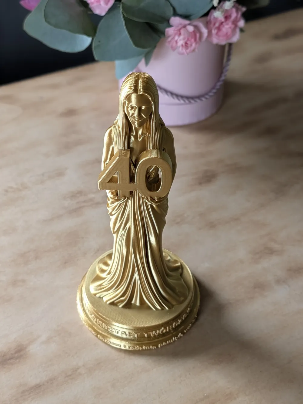 Trophée Oscar féminin personnalisé - Récompense pour le 40e ...
