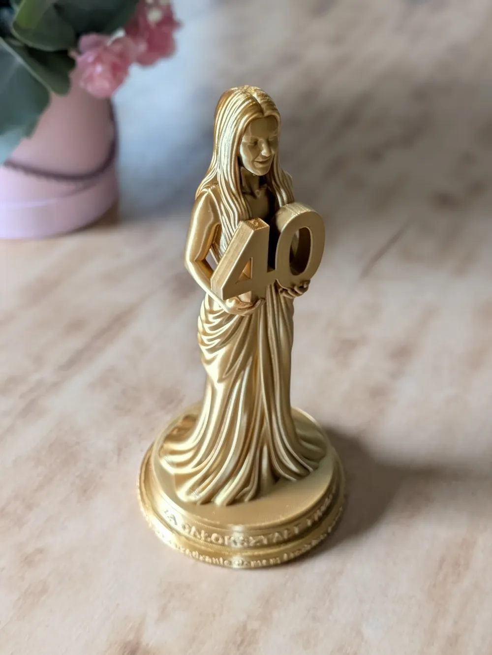 Trophée Oscar féminin personnalisé - Récompense pour le 40e ...
