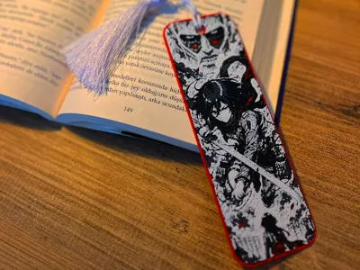 Mikasa Bookmark - Hueforge