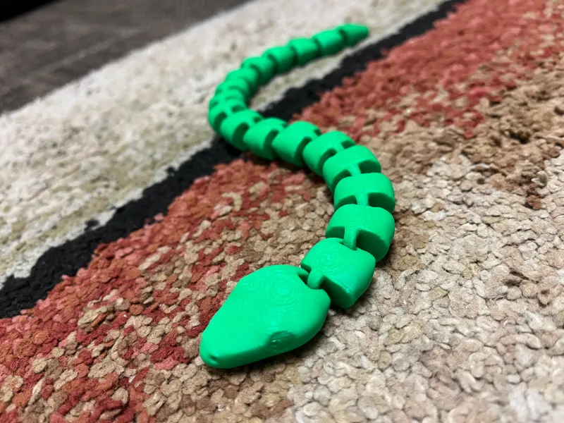 Articulated Flexi Fidget Snake
