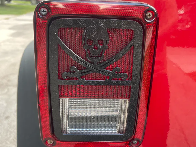 Pirate Tail Light Covers for Jeep Wrangler JK