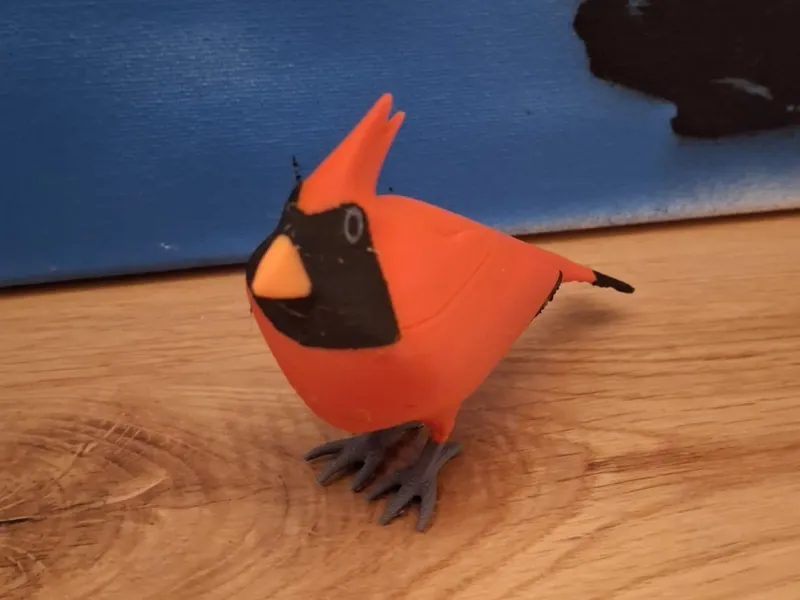 Miniature Cardinal Bird