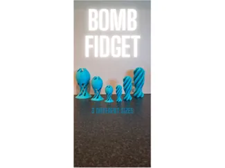 Bomb Passtrough Fidget_Satisfying Spiral Drop Toy