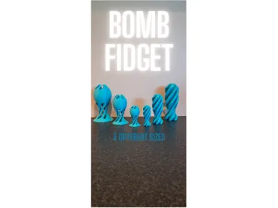 Bomb Passtrough Fidget_Satisfying Spiral Drop Toy