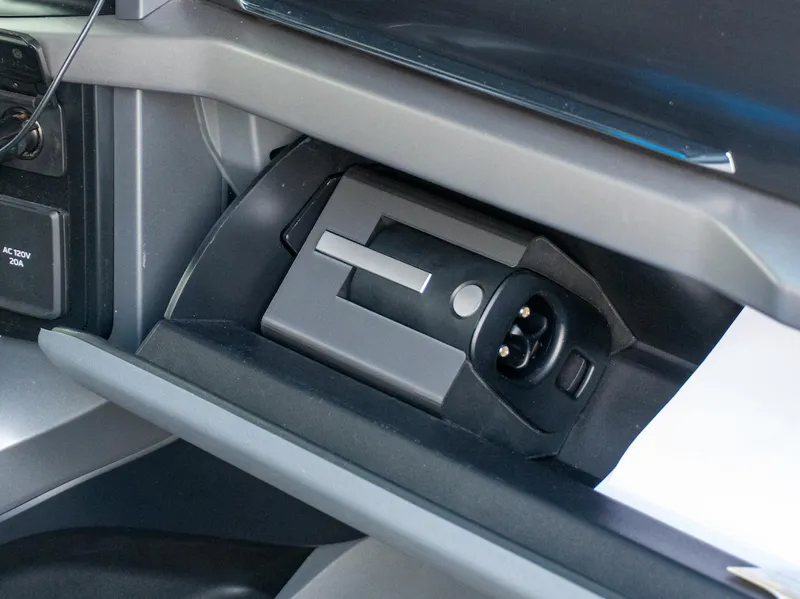 F150 Lightning Tesla Charger Adapter Glovebox Dock