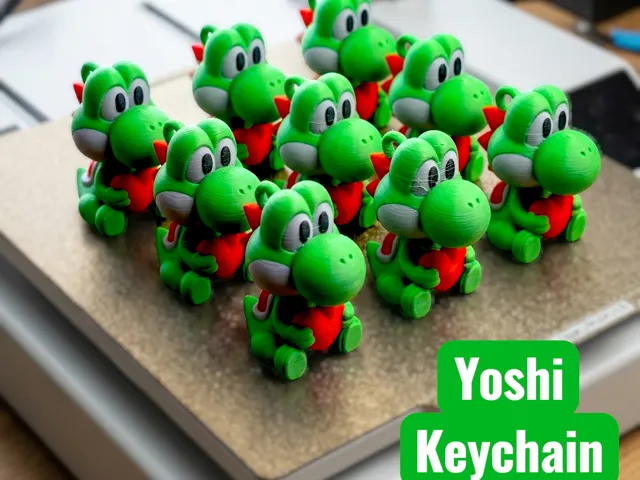 Yoshi Keychain