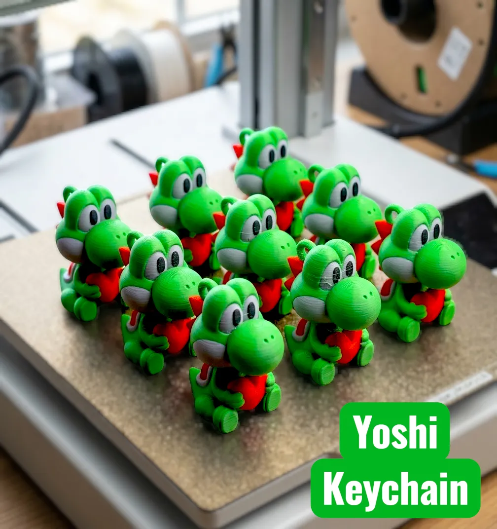 Yoshi Keychain view 3