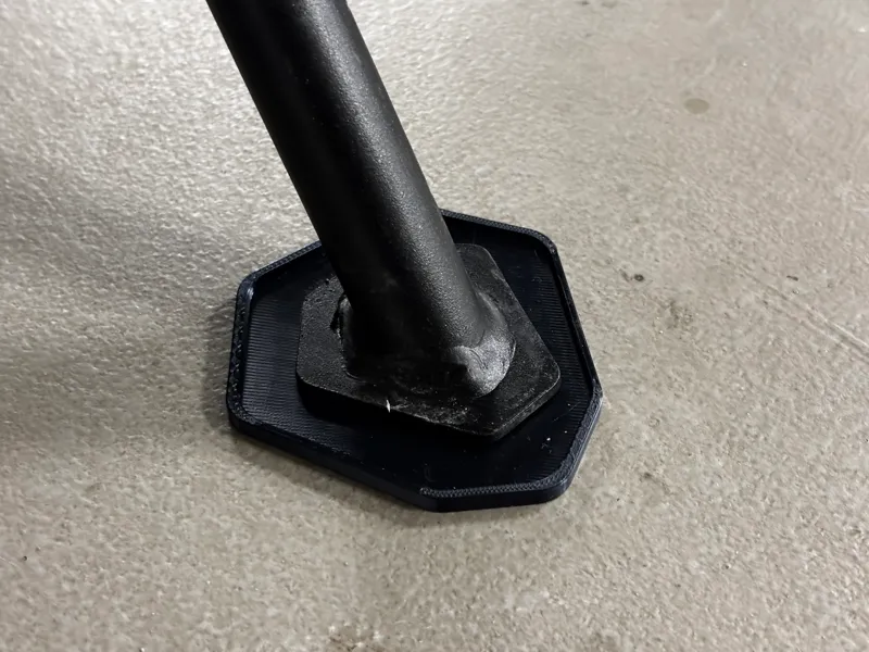 Motorcycle side stand pad