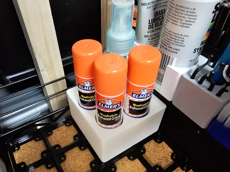 Gridfinity 22g Gluestick and 42mm Bottle Holder