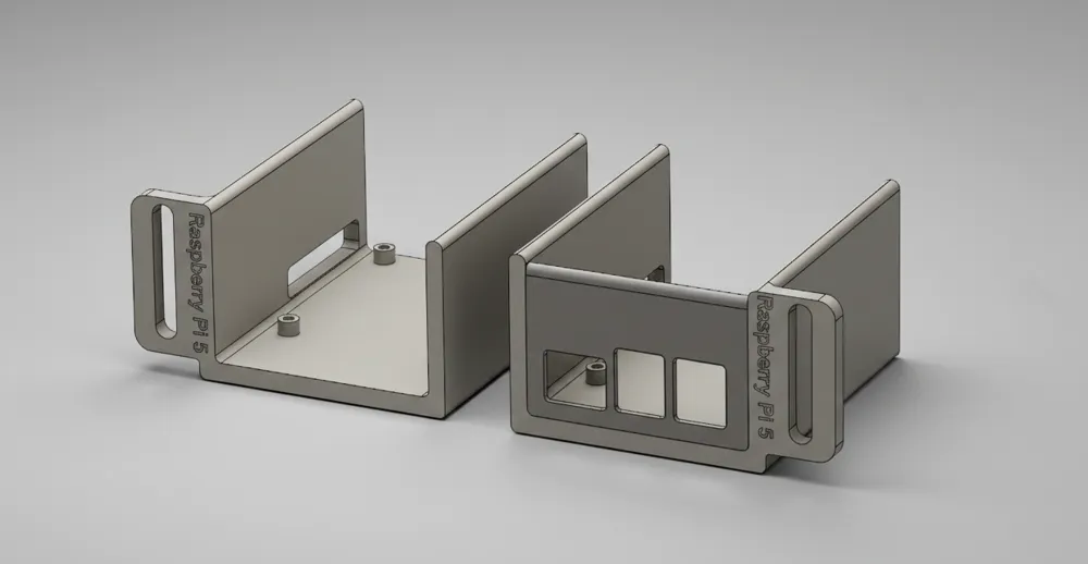 Raspberry Pi Rack Mount 3d Print Raspberry Pi 5 Rack Mount - Free 3D Print Model - MakerWorld