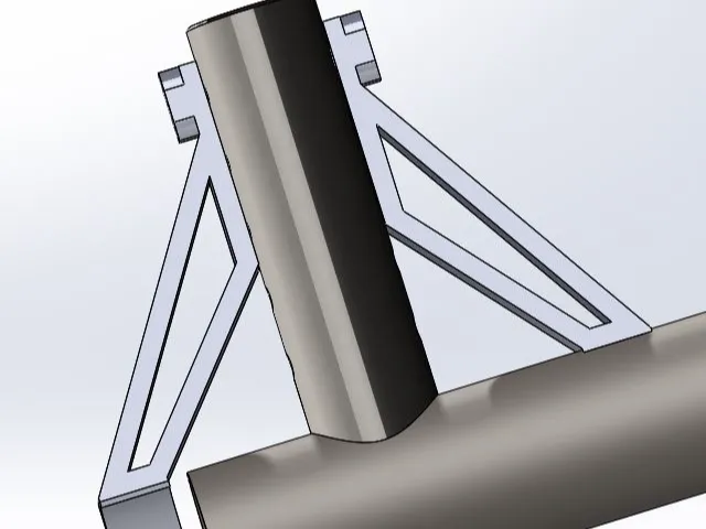 Seat post outer tube welding jig
