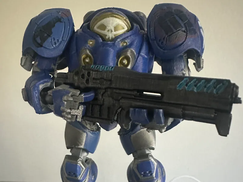 StarCraft II - Articulated 3D Marine Model - V2