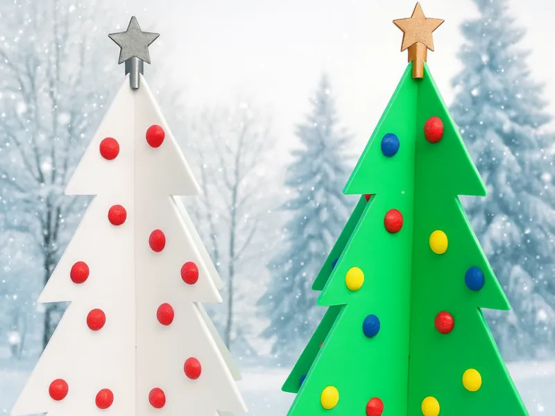 Multi Color Christmas Tree