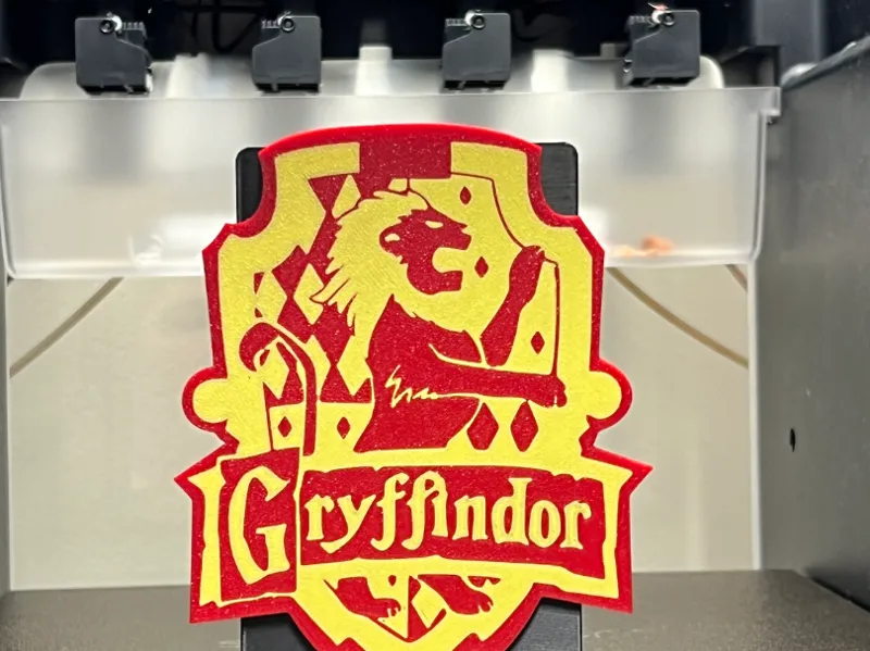 Gryffindor House Crest Clip on Pen Cup Cover