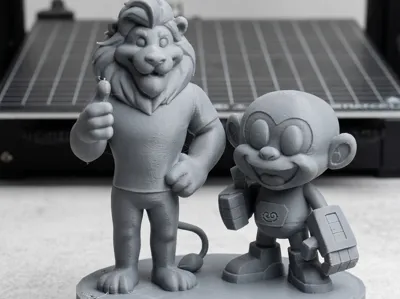 Proerd Lion and Megamind Monkey