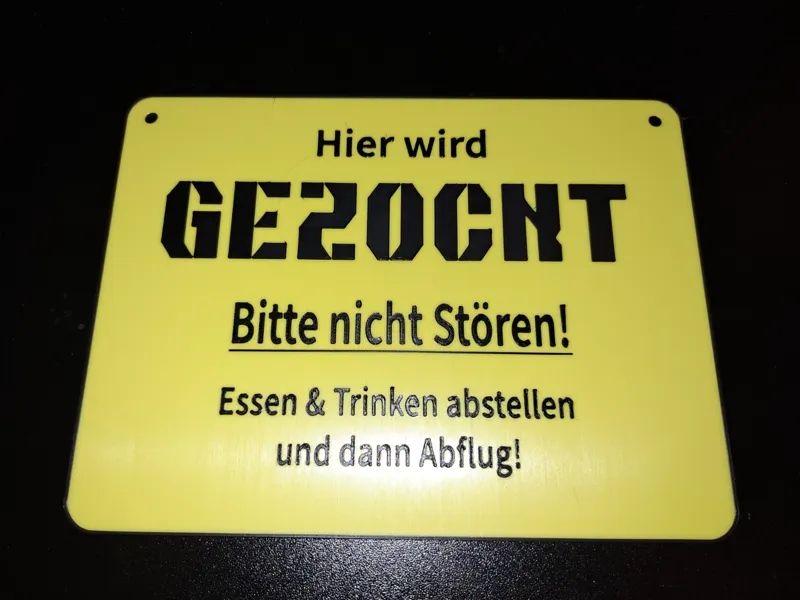 Zockerschild
