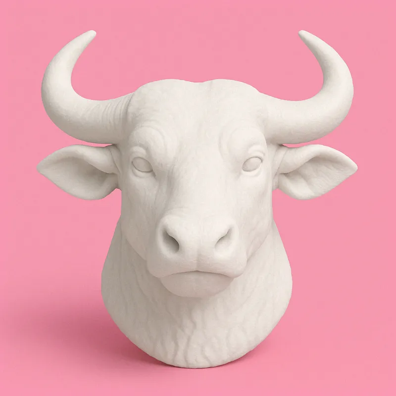 Chinese Zodiac Ox Head Model