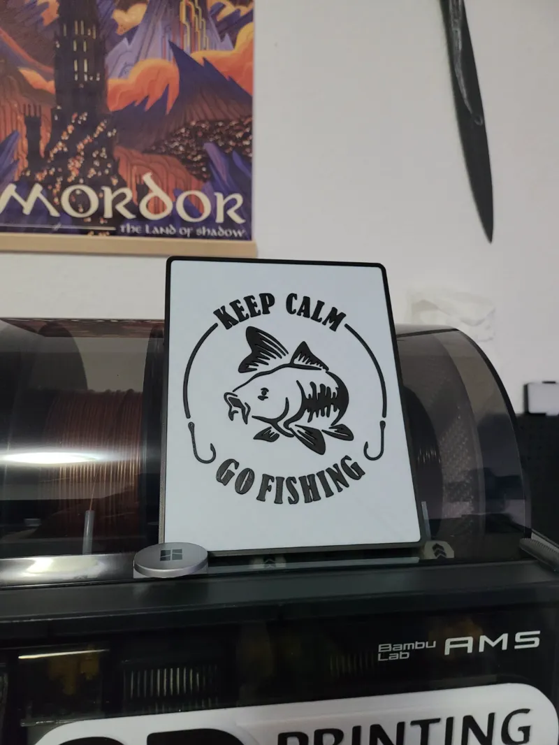 Carp Fishing Sign