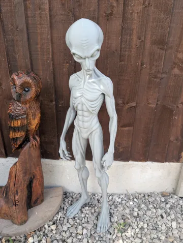 Letrero o emblema decorativo: Astro The 3ft Tall Alien — vista de referencia 3