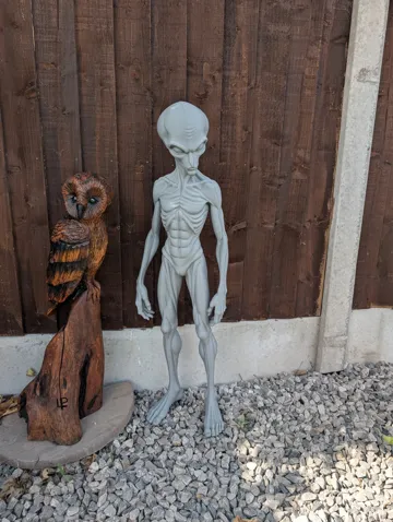 Letrero o emblema decorativo: Astro The 3ft Tall Alien — vista de referencia 4