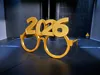 Yılbaşı Temalı Dekoratif 2026 Süslü Işıklı Gözlük Parti Aksesuarı - Koleksiyonluk Hediyelik