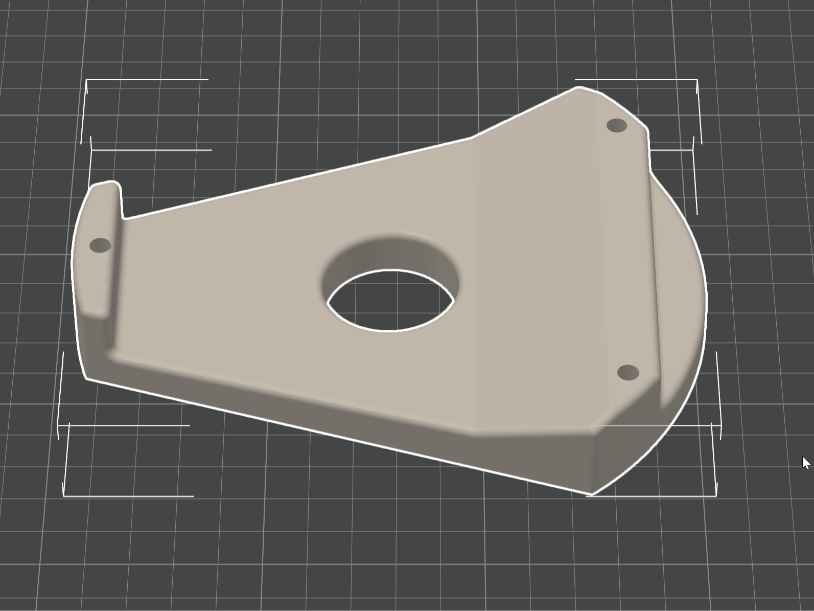 5in Dutch Lap Siding General Purpose Mount