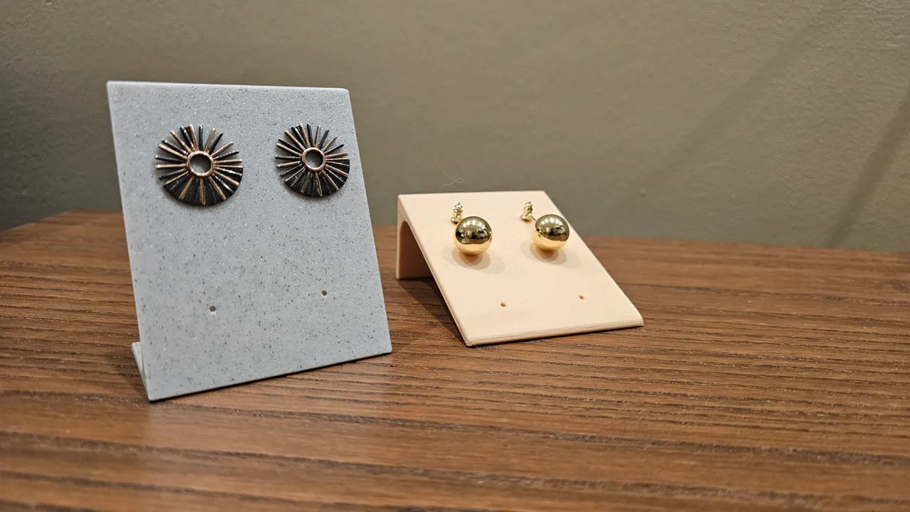 Earring stand/holder view 2