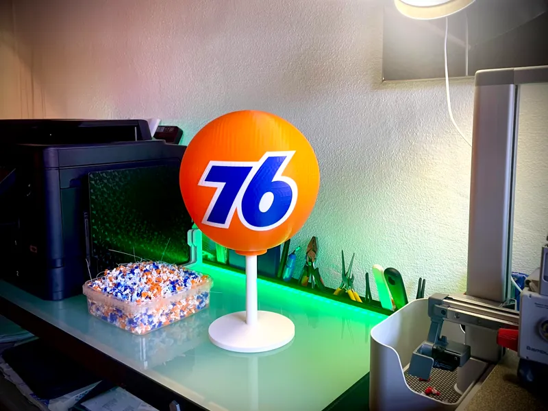 Union 76 Ball mit Ständer
